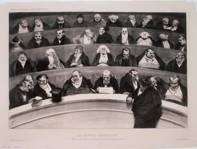 The Legislative Belly by Honoré Daumier