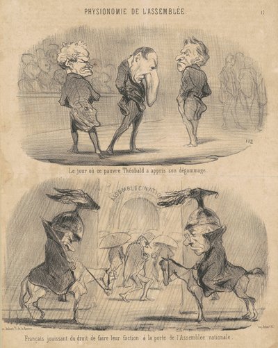 The Day When... Théobald Learned of His Demotion by Honoré Daumier
