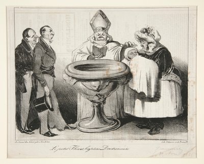 Young Thiers by Honoré Daumier