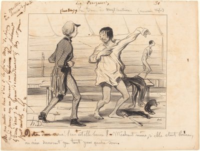 Baths at Twenty Centimes, New Style by Honoré Daumier