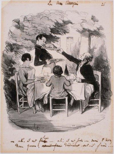 The Good Bourgeois by Honoré Daumier