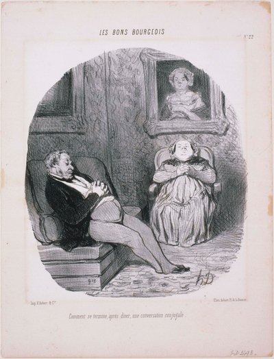 The Good Bourgeois by Honoré Daumier