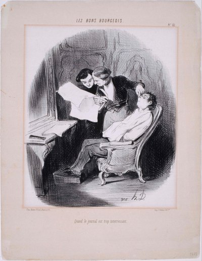 The Good Bourgeois by Honoré Daumier