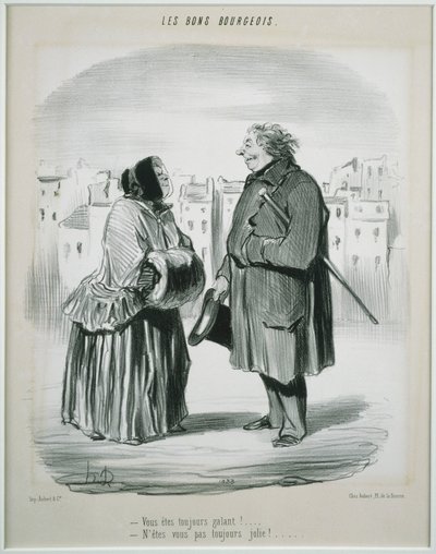 The Good Bourgeois by Honoré Daumier