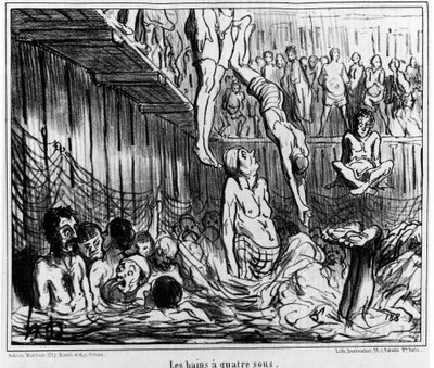 The four-penny baths: illustration taken from 