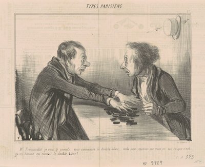 M. Frémouillot, I catch you, you know... by Honoré Daumier