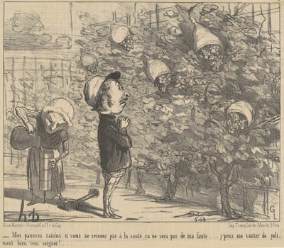 My poor reasons, if you do not come back to the sauté by Honoré Daumier