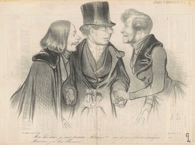 My dear friend, I present to you Mr. by Honoré Daumier