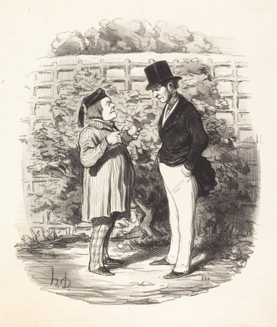 Sir, for twenty years I have been pursuing the union of... by Honoré Daumier