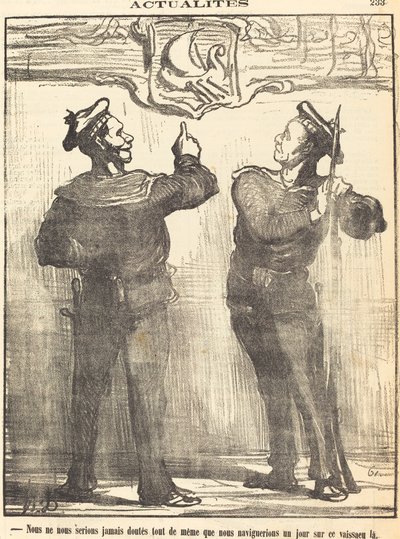 We Would Never Have Suspected Anyway... by Honoré Daumier