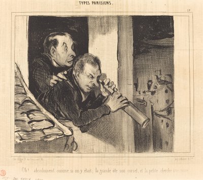 Oh!... absolutely as if we were there; the great... by Honoré Daumier