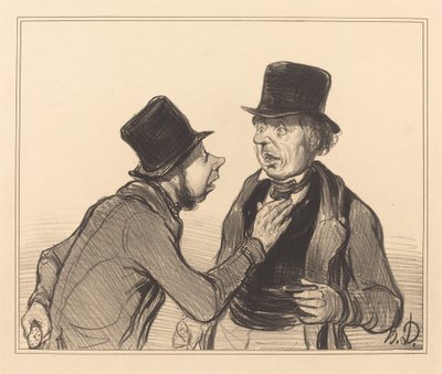 Yes Sir, You Are Not from Paris... by Honoré Daumier