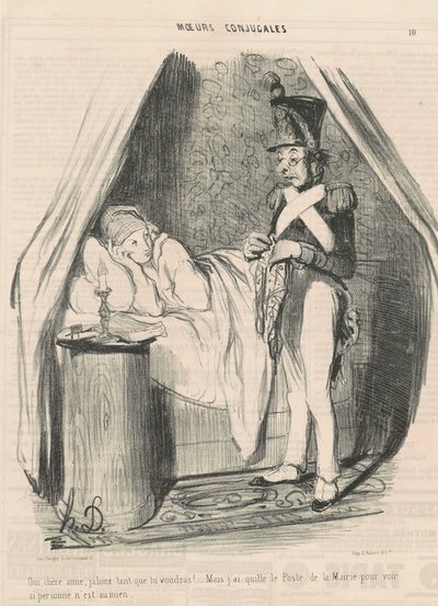 Yes, Dear Friend, Jealous as Much as You Want!... by Honoré Daumier