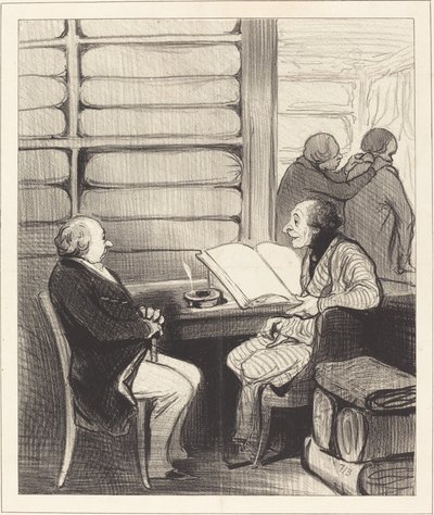 Yes, my dear Mr. Badoulard, I am going... by Honoré Daumier