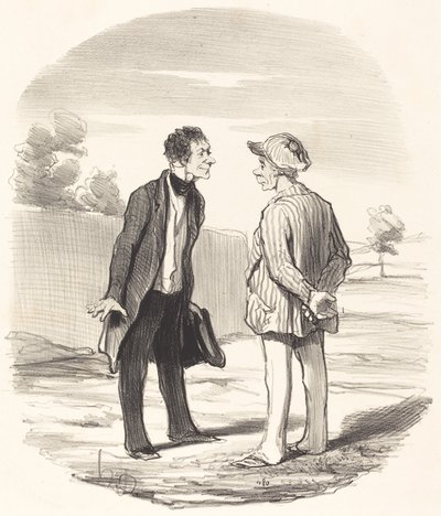 Yes, Mr. Gimblet, Order Will Be... Restored... by Honoré Daumier