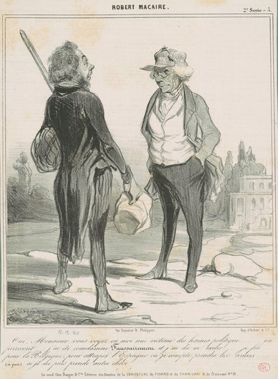 Yes, sir, you see in me a victim by Honoré Daumier