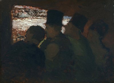 Audience at the Theater by Honoré Daumier
