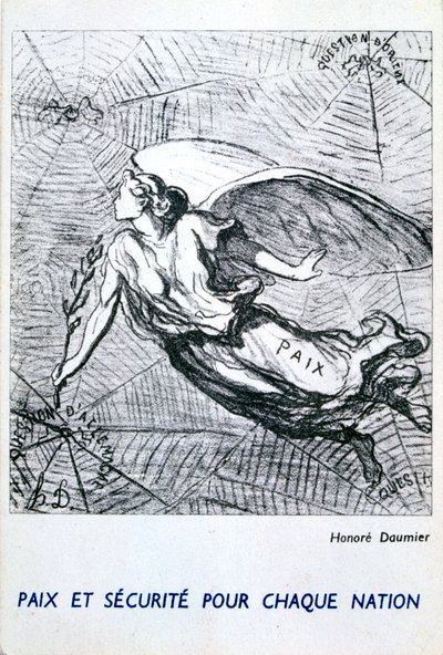 Peace and Security for Each Nation by Honoré Daumier