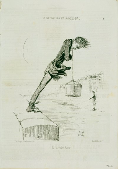 The Last Bath by Honoré Daumier