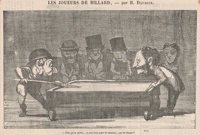 More than a Point! ... No Luck!! by Honoré Daumier