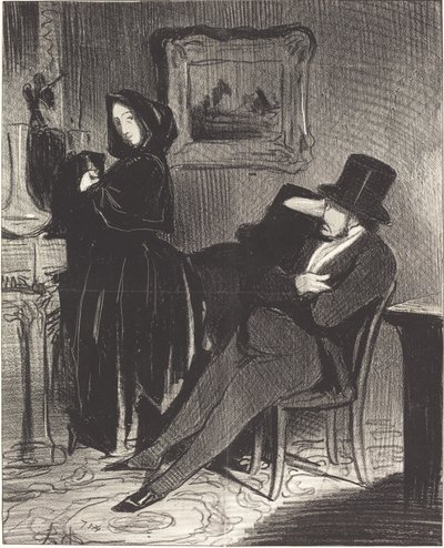 More often than I will lead you... to the ball... by Honoré Daumier