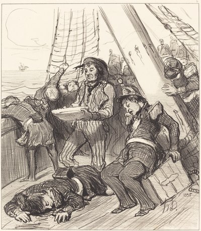 Several National Guards Who Had Not Thought... by Honoré Daumier