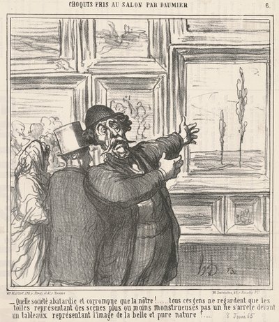 What a Degenerate and Corrupt Society... by Honoré Daumier