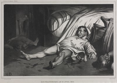 Rue Transnonain, le 15 April, 1834 by Honoré Daumier