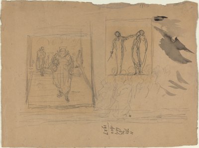 Scene in a Palace of Justice by Honoré Daumier