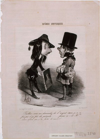 Grotesque Scenes by Honoré Daumier