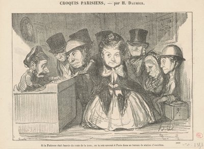 If Patience Were Banished from the Rest... by Honoré Daumier