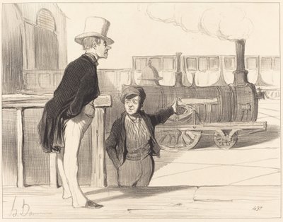 Is My Machine Good? I Believe So... by Honoré Daumier