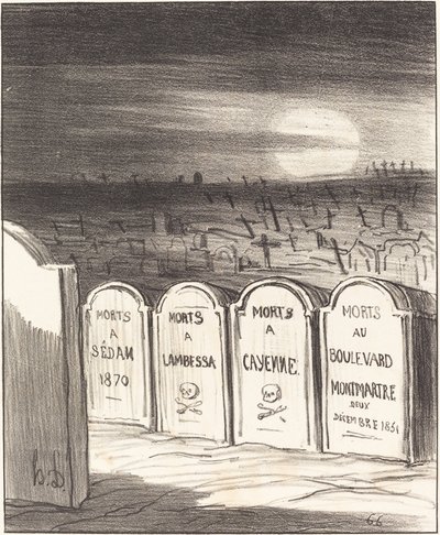 Napoleon Square by Honoré Daumier