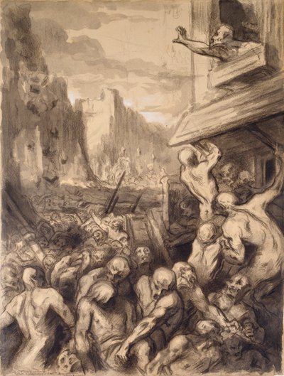 The Destruction of a City by Honoré Daumier