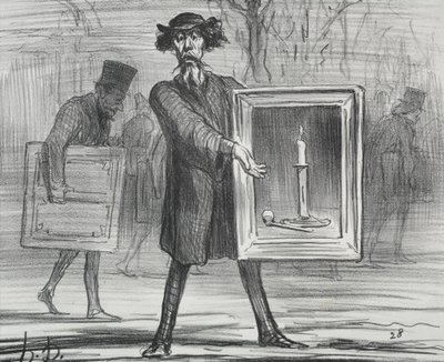 The Exhibition of 1859 (plate 1): They have Refused this, the Ignoramuses! by Honoré Daumier