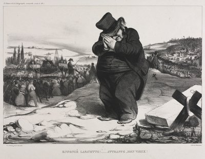 The Monthly Association Plate 22: Failed Lafayette! It Serves You Right, My Old Friend! by Honoré Daumier