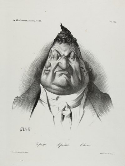 The Past, the Present, the Future, plate 349 by Honoré Daumier
