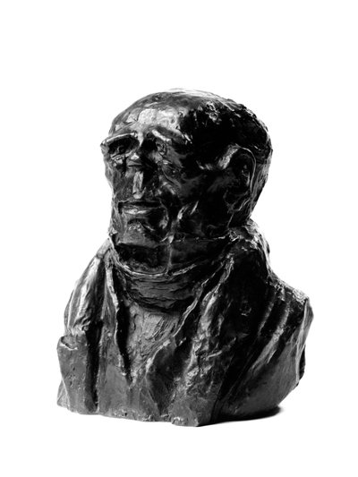 The busts loads of the Celebrites du Juste Milieu Caricature by Benjamin Delessert (1773-1847), industrialist and deputy. The terminal tetu. Sculpture by Honore Daumier (1808-1879) 19th century by Honoré Daumier