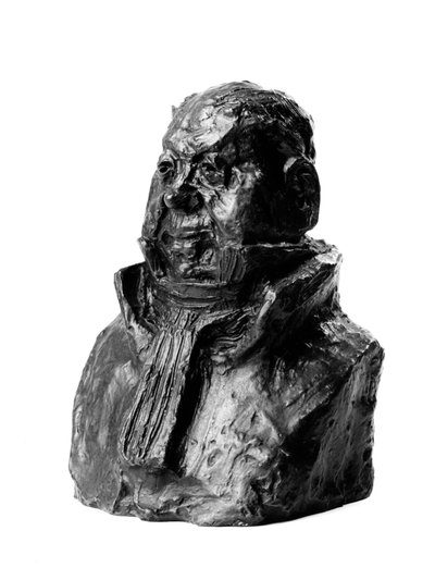 The busts loads of the “Celebrities of the Right Middle” Caricature by Alexandre Lecomte. Sculpture by Honore Daumier by Honoré Daumier