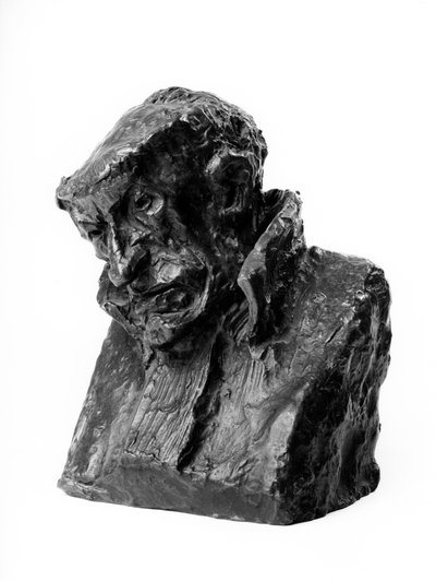 The busts loads of the Celebrites of the Right Middle Caricature by Joachim Gaudry (1790-1865), magistrate. Sad to death. Sculpture by Honore Daumier (1808-1879) 19th century by Honoré Daumier
