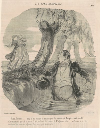 Look Dorothée... This is Where it Led Me... by Honoré Daumier