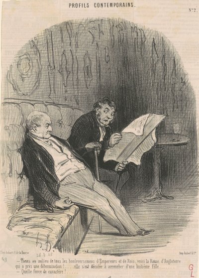 Hold in the Midst of ...Upheavals... by Honoré Daumier