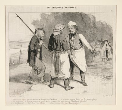 Well! I thought we had just discovered a desert island by Honoré Daumier