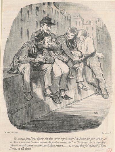You Know the Big Deputy Opposite by Honoré Daumier