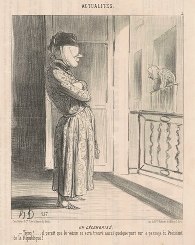 A Decembrist by Honoré Daumier