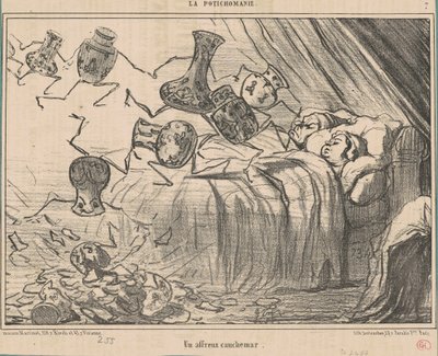 A Horrible Nightmare by Honoré Daumier