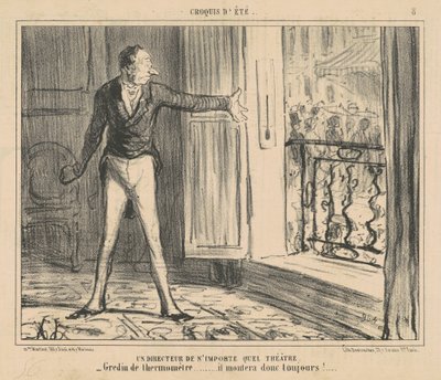 A Director of Any Theater by Honoré Daumier