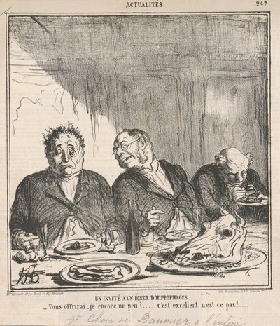 A Guest at a Dinner of Horse-Eaters: Shall I Offer You Some More? It