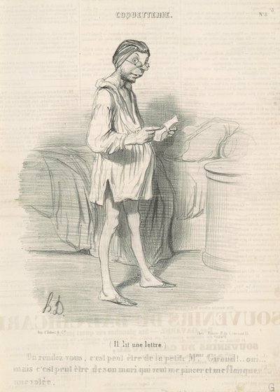 A Meeting, It Might Be... by Honoré Daumier