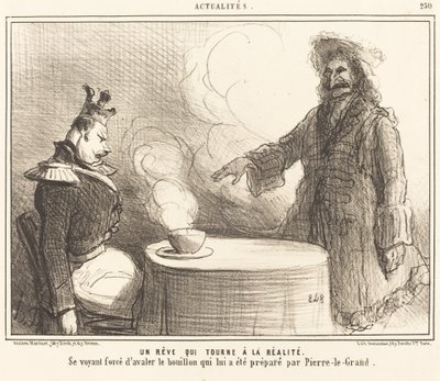 A Dream That Turns into Reality by Honoré Daumier